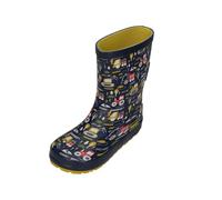 KOEL Barefoot Gummistiefel WELLIE TRACTOR V2 print blue, Größe:22 EU
