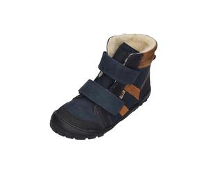 KOEL Barefoot Kinderstiefel - MILO 3.0 HYDRO WP navy cognac