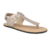Koel Barfuß Damensandalen - Ariana Metallic Champagne beige 37