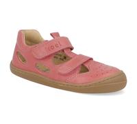 Koel Barfuß Kindersandalen - Bep Medium Napa Velcro Fuchsia rosa 26