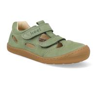 Koel Barfuß Kindersandalen - Deen Napa Olive grün 26