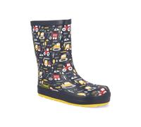 KOEL Barefoot Gummistiefel Wellie Tractor V2 Print Blue, Größe:23 EU