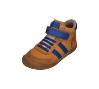 KOEL Barfußschuhe knöchelhoch Daniel 2.0 mit Wollfilz Futter + TEX Membran, Farbwahl 07T054.123 (550 Cognac/Kobaltblau, Siehe Maßtabelle, EU Schuhgrößensystem, Grundschulkind, Numerisch, M, 32)
