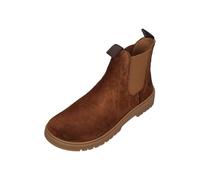KOEL Damen Barefoot Chelseaboots GAVIEN SUEDE cognac, Größe:39 EU