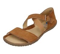 KOEL Damenschuhe Barfuß Sandalen ISA SUEDE - cognac, Größe:38 EU