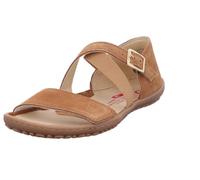 KOEL Damenschuhe Barfuß Sandalen ISA SUEDE - cognac, Größe:40 EU