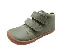 Koel Barfußschuhe Don 2.0 Kinder breitere Leiste Nubukleder Klett Oliv Größe 24