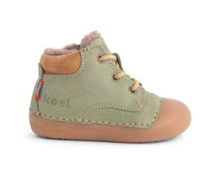 Koel - Kid's Ava Leather Wool - Winterschuhe, Gr. 21, oliv/beige (Olive)