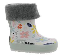 Koel - Kid's Wellie Print + Sock - Gummistiefel, Gr. 23, grau (WhiteFlowers)