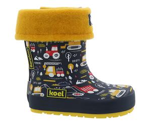 Koel - Kid's Wellie Print + Sock - Gummistiefel, Gr. 28, bunt (PrintBlue)