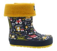 Koel - Kid's Wellie Print + Sock - Gummistiefel, Gr. 34, bunt (PrintBlue)