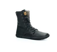 Koel Lady Faro Black Lambswool schwarze Winterbarfußschuhe