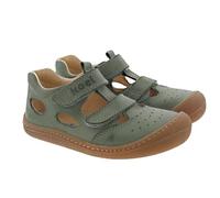 Koel Sandalen BEP Barfußschuhe Lauflernschuh Barefoot Schmal Olive, Schuhgröße:EUR 23