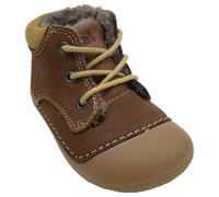 KOEL Weiche, knautschige Lammwoll gefütterte Barfußschuhe Schnürer Modell AVA Farbwahl (510 Chocolate, EU Schuhgrößensystem, Kleinkind, Numerisch, Breit, 23)