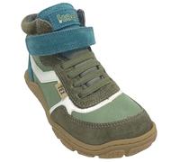 KOEL Wollgefütterte Barfußschuhe aus Leder mit TEX >Farbwahl< Trekking Sohle Modell RAMI (360 Olive, Siehe Auswahl, EU Schuhgrößensystem, Jugendliche, Numerisch, M, 35)