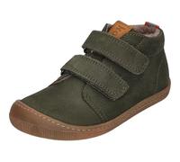 Koel4Kids Nubuk Lederschuhe Khaki + Wollfutter, Barfußschuhe breitere Leiste Don 002.233-350 (Numeric_26)