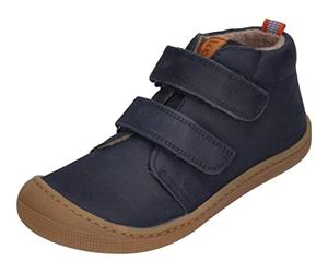 Koel4Kids Nubuk Lederschuhe Navy + Wollfutter, Barfußschuhe breitere Leiste Don 002.233-100 (Numeric_26)