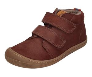 Koel4Kids Nubuk Lederschuhe Schokobraun + Wollfuttter Barfußschuhe breitere Leiste Don 002.233 (Numeric_27)