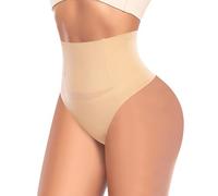 KOEMCY Bauchweg Unterhose Damen Miederhose Hoher Taille Shapewear Hose String Nahtlos Figurformende Miederpants Stark Formend Shaping Unterwäsche Bauch Weg Hose