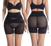 KOEMCY Bauchweg Unterhose Damen Miederhose Shapewear Hose Hohe Taille Figurformende Miederpants Shaping Unterwäsche Nahtlos Stark Formend Bauch Weg Hose String Bodyshaper Shorts