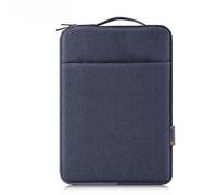 König Design Laptop Hülle mit Reißverschluss und Tragegriff für 12,5-16,7 Zoll Laptops, Farbe:Graublau, Größe wählen:15-16.7 Zoll