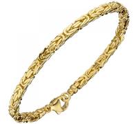 Königsarmband 333 Gold Gelbgold massiv 19 cm Armband Goldarmband