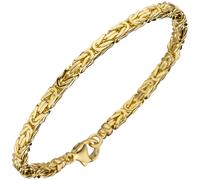 Königsarmband 333 Gold Gelbgold massiv 19 cm Armband Goldarmband