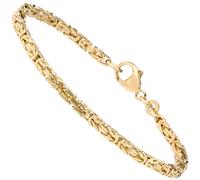 Königsarmband 333 Gold Gelbgold massiv 19 cm Armband Goldarmband