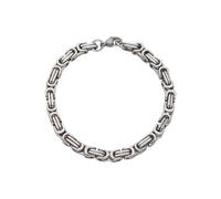 Königsarmband FIRETTI "Schmuck Geschenk Armschmuck Armkette Königskette" Gr. 22, silber (silberfarben), Armbänder, Herren, 22, Edelstahl, Königsarmband (55750652-22) silberfarben