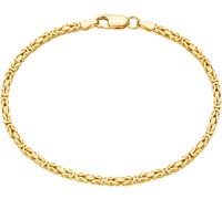 Königsarmband FIRETTI "Schmuck Geschenk Silber 925 Armschmuck Armband Königskette" Gr. 19, gold (gelbgoldfarben), Armbänder, Damen, 19, Silber 925 (Sterlingsilber), Königsarmband (32592658-19) gelbgol