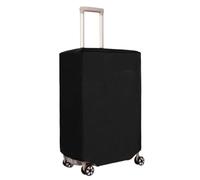 Koffer-Abdeckungen 2 Stück 20/26/24/28/30 Zoll Vlies-Gepäckabdeckung, staubdicht, Trolley-Koffer, verschleißfest, rollend, Kratzfest, Gepäckschutz-Abdeckung FüR GepäCk(Black,24 inch)