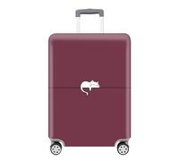 Koffer-Abdeckungen 2 stücke Dicke Elastische Tier Drucke Gepäck Schutzhülle Anzug for 18-32 Zoll Tasche Koffer Abdeckungen Trolley Abdeckung Reise Zubehör FüR GepäCk(Small cat,XL 29-32 inch)