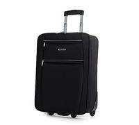ITACA - Koffer Klein Handgepäck - Koffer Handgepäck 55x40x20 Leicht und Robust - Reisekoffer Klein aus Hochwertigen Materialien T71950, Schwarz