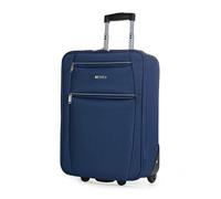 ITACA - Koffer Klein Handgepäck - Koffer Handgepäck 55x40x20 Leicht und Robust - Reisekoffer Klein aus Hochwertigen Materialien T71950, Marine Blau