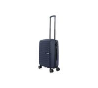 Koffer SAXOLINE "Fiesta", Gr. B/H/T: 36.00cm x 55.00cm x 20.00cm, blau (dunkelblau), Polypropylen, casual, Koffer, aus Polypropylen (16996267-0) dunkelblau