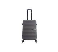 Koffer SAXOLINE "Fiesta", Gr. B/H/T: 46cm x 67cm x 25cm, grau, Koffer, aus robustem Polypropylen (46089058-0) grau