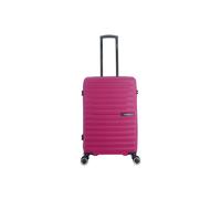 Koffer SAXOLINE "Fiesta", Gr. B/H/T: 46cm x 67cm x 25cm, pink (fuchsia), Koffer, aus robustem Polypropylen (41547944-0) fuchsia