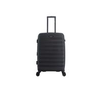 SAXOLINE Reisekoffer, groß, erweiterbar, Kollektion Flow, Maße: 77,5 x 53 x 30 cm, Fassungsvermögen: 100 l, Gewicht: 4,9 kg, Schwarz , Modisch