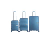 Koffer SAXOLINE "Resort", Gr. B/H/T: 51cm x 77cm x 30cm, blau, Koffer, aus robustem Polypropylen (36299432-0) blau