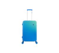 Koffer SAXOLINE "Twist" Gr. B/H/T: 46cm x 67cm x 27cm, blau, Koffer, aus ABS/PC-Material (49811217-0) blau