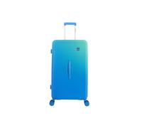 Koffer SAXOLINE "Twist Trunk", Gr. B/H/T: 46cm x 78cm x 41,5cm, blau, Koffer, aus robustem ABS/PC-Material (24935803-0) blau