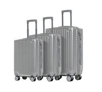 Koffer/Trollyset, 3-Tlg. - Alulook, Kunststoff, Doppelräder