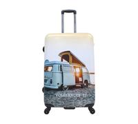 Koffer VOLKSWAGEN "Bus", Gr. B/H/T: 51cm x 78cm x 28cm, bunt (sand), Koffer, mit integriertem TSA-Zahlenschloss (31925804-0) sand