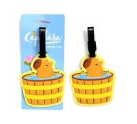 Kofferanhänger aus PVC mit dem Thema Capibara - Original Design süße Tiere, Adoramals, Puckator