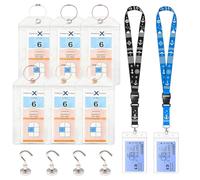 Kofferanhänger für Kreuzfahrten, mit 8er Gepäckanhänger für Kreuzfahrten 2 Lanyard & 4er Magnet-Haken Kreuzfahrt Must Have Zubehör mit AIDA, MEIN SCHIFF, TUI (19 * 11cm)