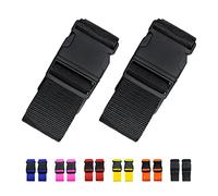 Koffergurte, verstellbare Gepäckgurte, TSA-genehmigt, in leuchtenden Farben, 2 Stück