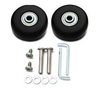 Kofferrollen Ersatzrollen 1Set Leise Schiebe Reisegepäck Räder Rollen Reparatur Koffer Teile Achsen Kit Dia.40/45//50/60/70/75/80/90/100(90mmx24mm)