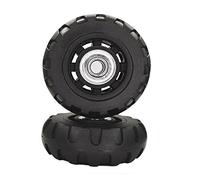 Kofferrollen Ersatzrollen Gummi Rollen Räder 1Paar 100 * 31 * 8mm Mute Gepäck Koffer Ersatz Wheels für Samsonite Trolley Hartschalenkoffer Rollen,mit Metall Achsen Ersatzteile