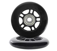 Kofferrollen Ersatzrollen Gummi Rollen Räder 1Paar Mute Gepäck Koffer Ersatz Wheels für Samsonite Trolley Hartschalenkoffer Rollen (80 * 24mm)