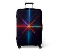 Kofferschutzhülle Elastisch S Rot Blau Waschbare Staubdichte Koffer Schutzhülle,Gepäckabdeckung Aus Polyester,Kratzfest Strapazierfähige Kofferhülle Kofferschutzhülle